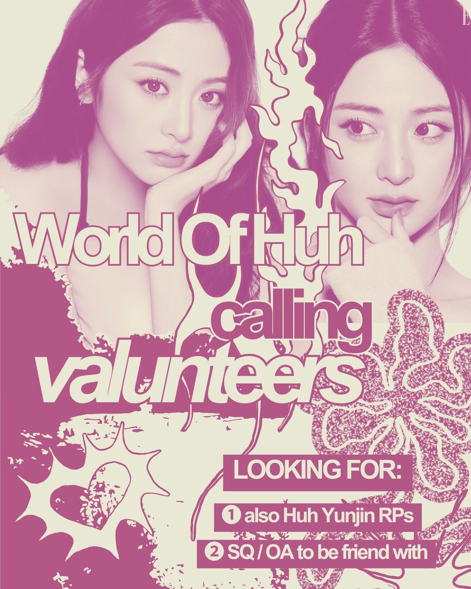 ᅠᅠᅠ
𝗪𝗼𝗿𝗹𝗱𝗢𝗳𝗛𝘂𝗵 is looking for roleplayer volunteers for 𝗛𝘂𝗵 𝗬𝘂𝗻𝗷𝗶𝗻’s birthday project on October 8th! If you’re interested in joining, please fill out the form at tinyurl.com/Volunteer24thW…. Your participation is awaited! ♥︎
ᅠᅠᅠ