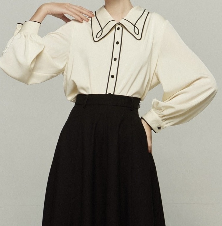 8月11日(月)再販開始 《この口紅を試して》Blouse/Ivory #TNEWTIES
