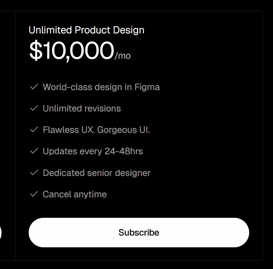 marcelkargul's tweet image. My design offer is so good it feels like cheating.

1. Founder sees our ridiculous UI work
2. Founder clicks through to the site
3. Founder subscribes for $10k/mo
4. We’re designing the very next morning

The only “no” we get here is from bad founders.