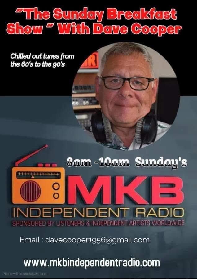 Thanks a million Dave Cooper who gave FEEL THE HEAT a spin this morning on mkbindependentradio.com cheers pal I really appreciate the support 😎🎶🤙 #songwriter #singer #musician #music #soloartist #art #michaelandrews #feeltheheat