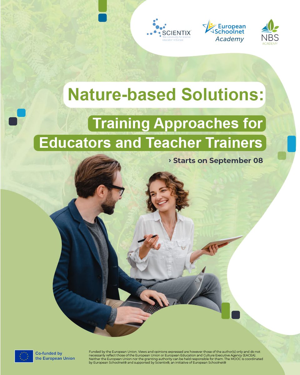 🔊Değerli Öğretmenlerimiz,
#NBSacademyMOOC kursuyla
#DoğaTemelliÇözümleri öğretmeyi öğrenebilirsiniz.Ücretsiz,çevrimiçi olup 8 Eylül'de başlıyor.Hemen kaydolun🚀
🔗bit.ly/NBSacademyMOOC
<a href="/tcmeb/">Millî Eğitim Bakanlığı</a>
<a href="/mebyegitek/">Yenilik ve Eğitim Teknolojileri Genel Müdürlüğü</a> <a href="/tuncakdur/">Tunç Erdal Akdur</a> <a href="/ScientixTurkiye/">Scientix Türkiye</a> <a href="/edirne_valiligi/">Edirne Valiliği</a> <a href="/ferhatyilmaz23/">🇹🇷Ferhat YILMAZ</a> <a href="/Edirne_MEM/">Edirne İl Millî Eğitim Müdürlüğü</a>