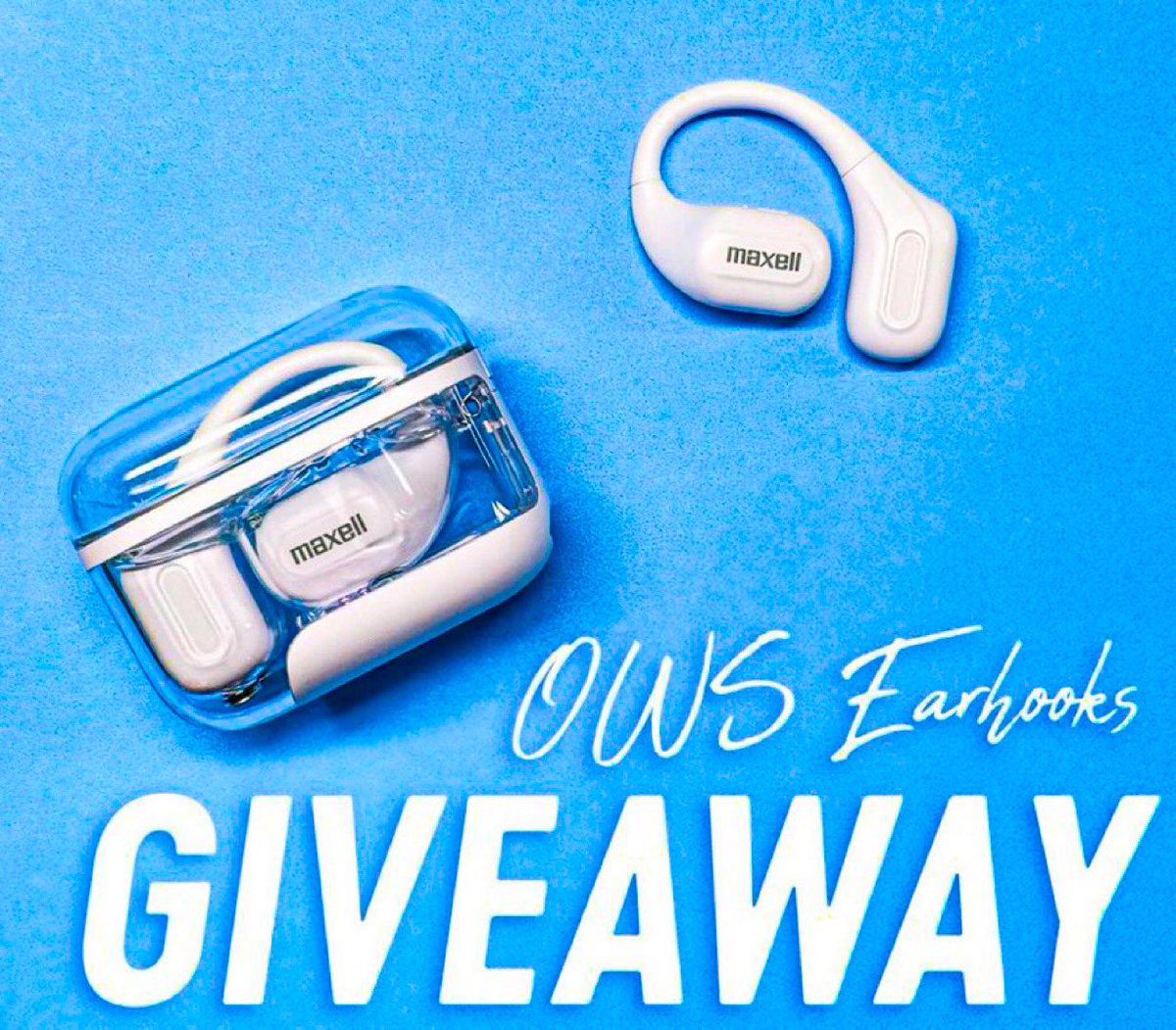 MaxellCorp (@maxellcorp) on Twitter photo Want to win pair of these Earhooks??
Then enter our #GIVEAWAY, by doing the following :
1. Follow <a href="/MaxellCorp/">MaxellCorp</a>
2. Repost this Giveaway
3. Tag a Friend in the Comments
Giveaway has been EXTENDED until next Sunday, August 17! 🏆 So you better enter fast! 😎 Want to win pair of these Earhooks??
Then enter our #GIVEAWAY, by doing the following :
1. Follow <a href="/MaxellCorp/">MaxellCorp</a>
2. Repost this Giveaway
3. Tag a Friend in the Comments
Giveaway has been EXTENDED until next Sunday, August 17! 🏆 So you better enter fast! 😎