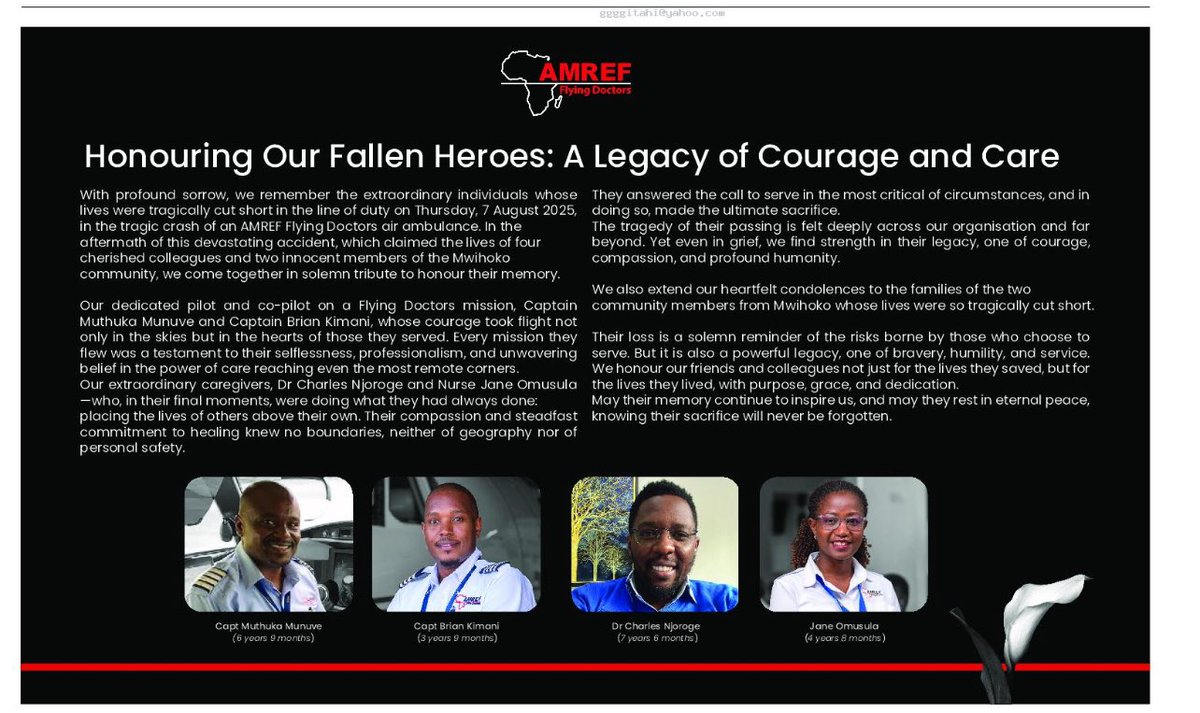 AMREF Flying Doctors tweet media
