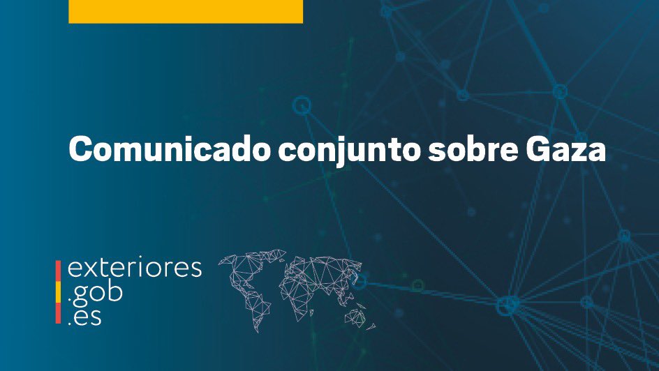 Los ministros de Asuntos Exteriores de España, Islandia, Irlanda, Luxemburgo, Malta, Noruega, Portugal y Eslovenia condenan enérgicamente el reciente anuncio del Gobierno de Israel sobre la intensificación de la ocupación y de la ofensiva militar.

🔗
exteriores.gob.es/es/Comunicacio…