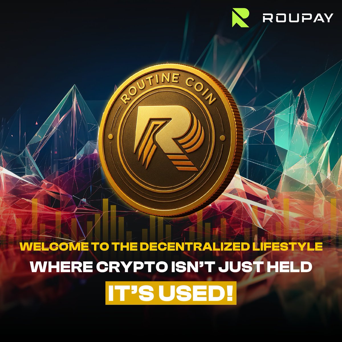roupayofficial's tweet image. Welcome to the Decentralized Lifestyle.
Where crypto isn’t just held — it’s used.
💳 Spend globally. Earn locally.
Your card. Your crypto. Your rules.
#ROUpay #CryptoLifestyle #SpendCrypto #BlockchainLife #DigitalPayments #CryptoCard