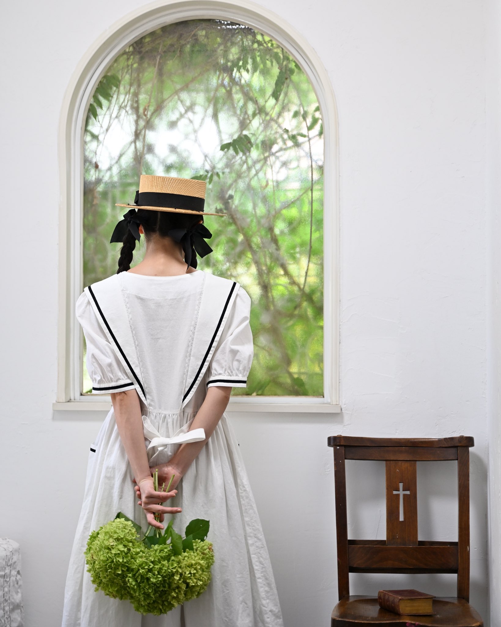 Seraphim クラシックセーラードレス（ネイビーブラック）試着のみ SERAPHIM ONLINE SHOP