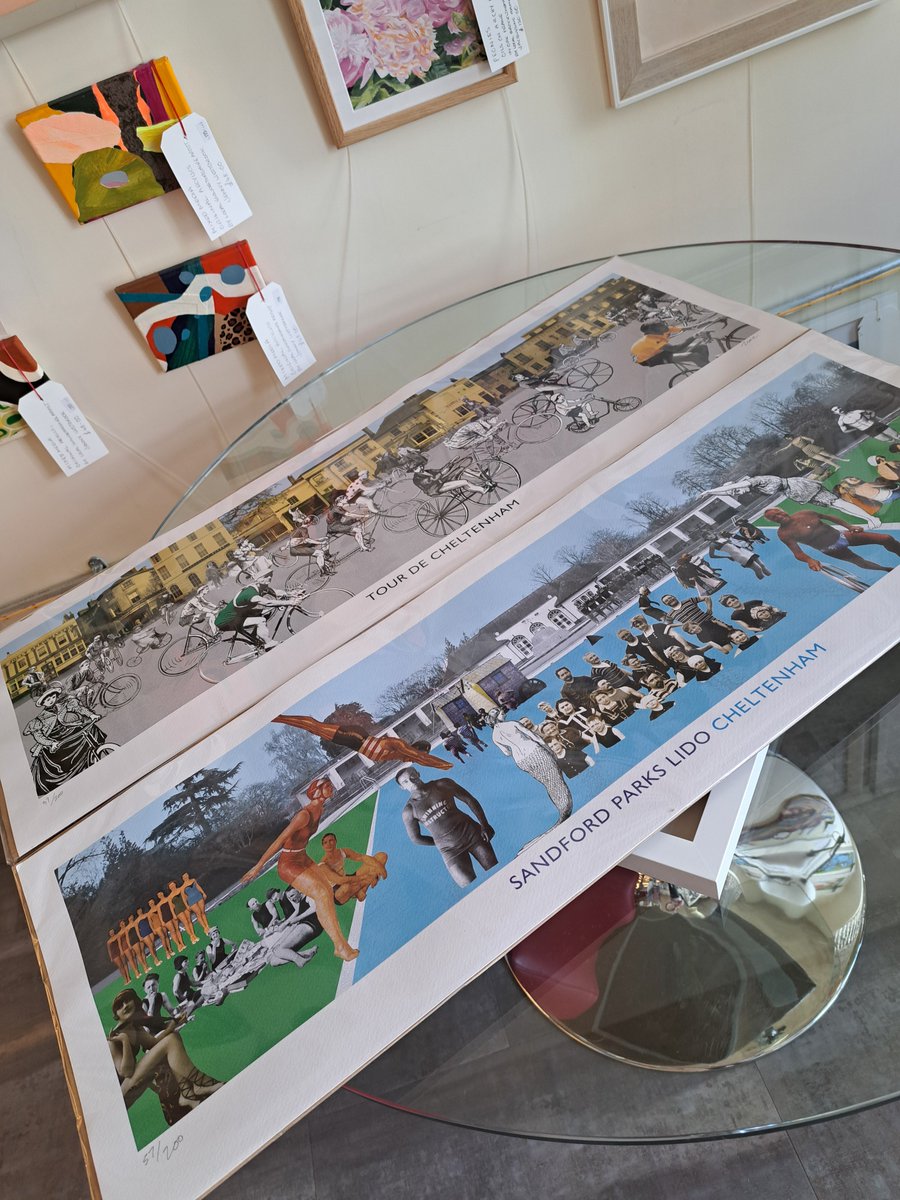 ArtUnionChelt's tweet photo. Two limited edition prints off to a new home in Cheltenham today! https://t.co/LlA2ESqm39