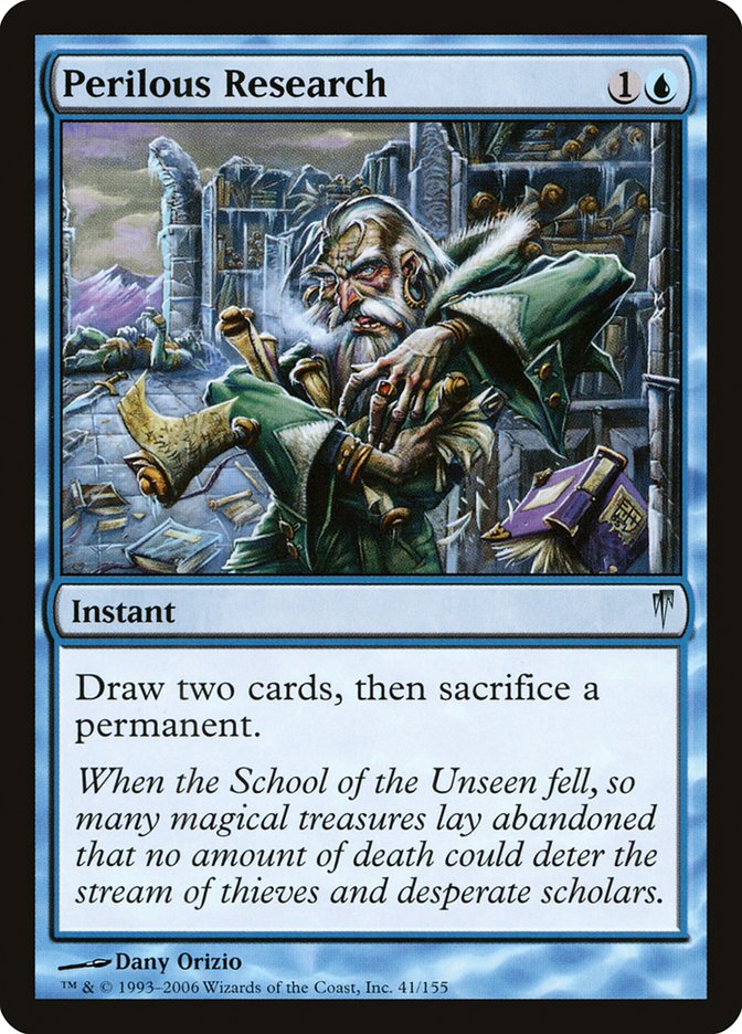 Bitterblossom on a land is kind of insane; who knew. And it turns out that Perilous Research is actually still quite good in 2025 alongside Tamiyo, et al.