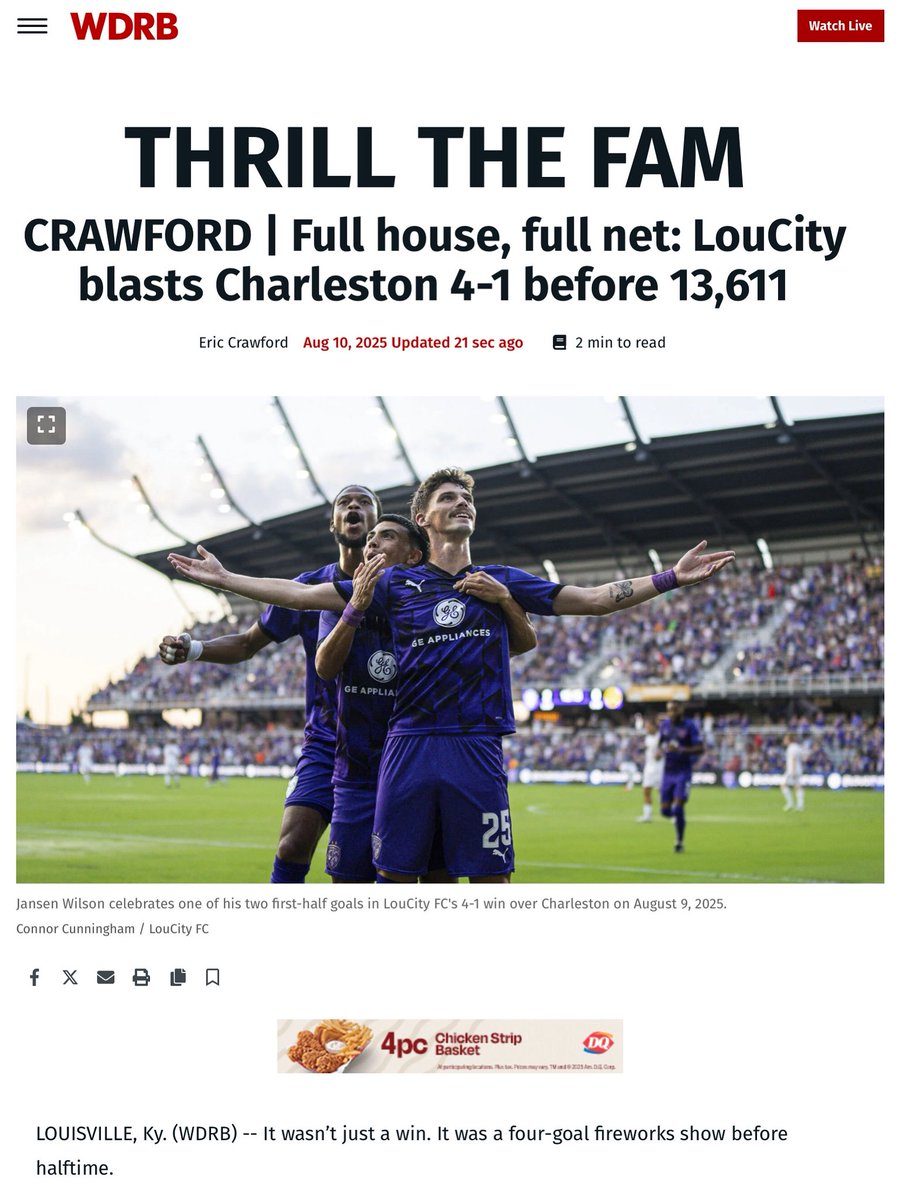 ICYMI | Looking back at a big night at Lynn Family Stadium wdrb.com/sports/crawfor…