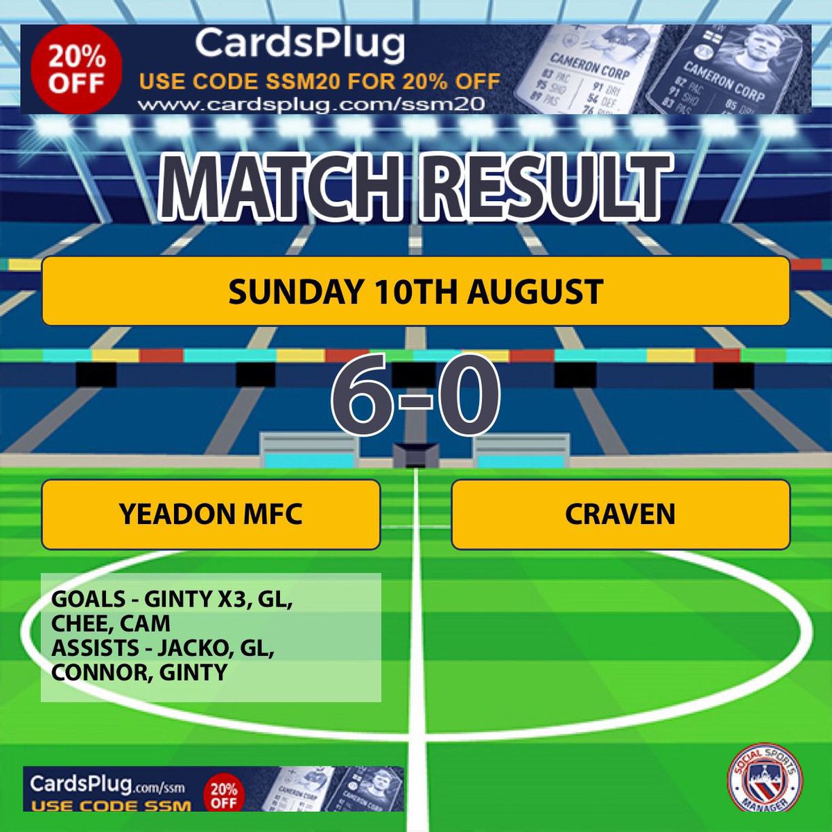 ⚽️ | More minutes in the tank, more goals in the bank.

With the Season opener creeping, the boys are showing they’re more than ready