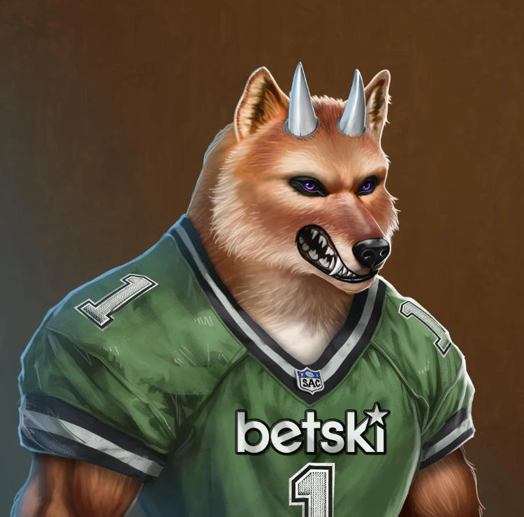 Been a good weekend. Just won this wolf in the last 5 ADA Betski Wolf raffle.. Sold out!

Thanks @betskicom 
Benefits include
💵$83 USD cash ROI - Dec. 2025 
📈PROFIT BOOST to 15% share in token staking
🪂FREE airdrop of $BETSKI token
🪙SHARE in 2% of company 
  
#CNFT #ADA  #NFT