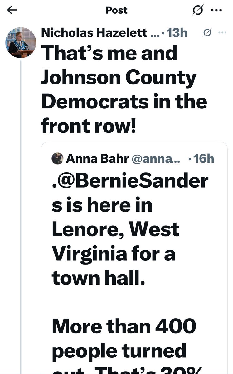 HD4safety_USAF's tweet image. …and apparently front row drove in from Kentucky. #BernieMath