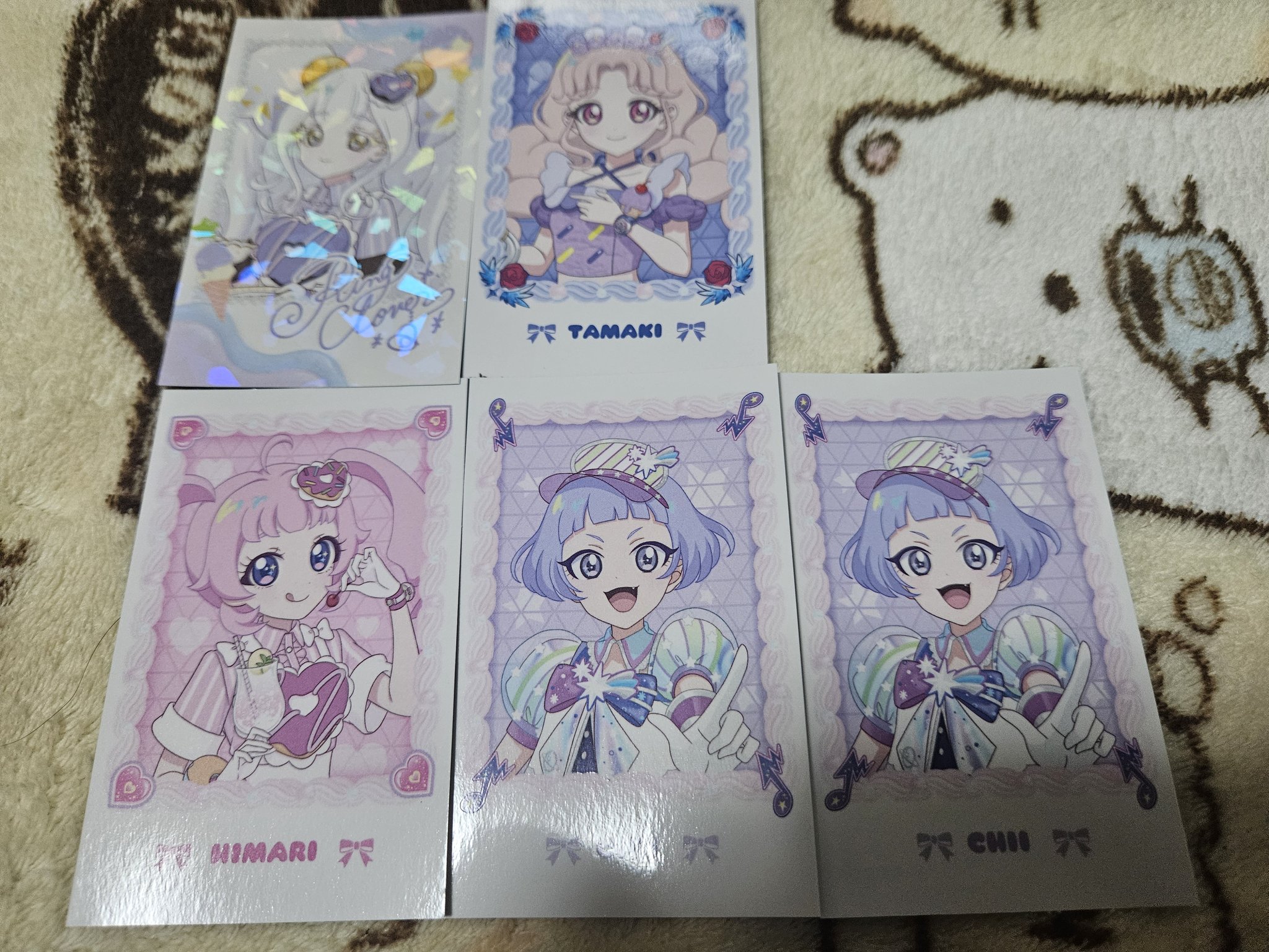アイプリ アモカフェ コラボカフェ つむぎ ホログラムレア プリパシャカード アイプリ アモカフェ コラボカフェ つむぎ ホログラムレア プリ