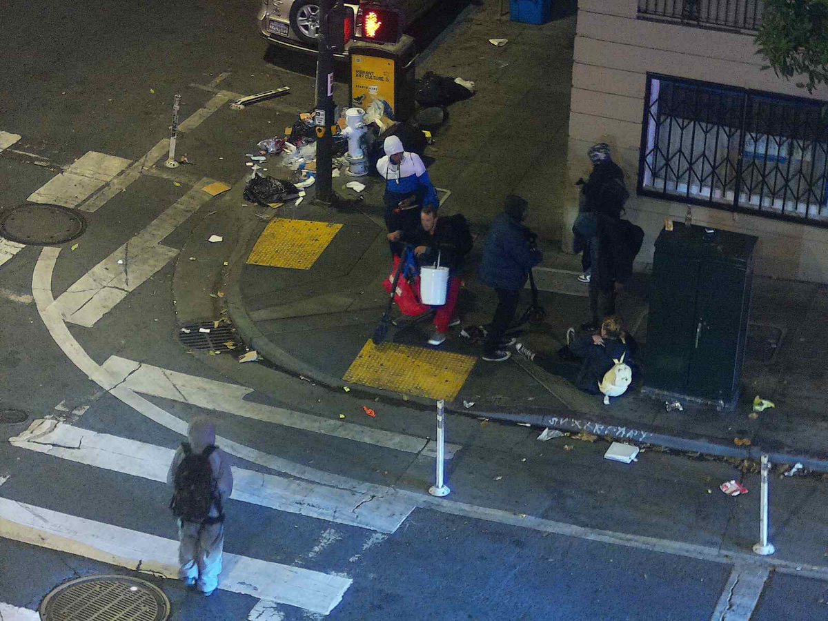 The corner is really trashy at 5:20 AM. The illegal dumping is out of control. Piles of trash every night. Rat fodder.