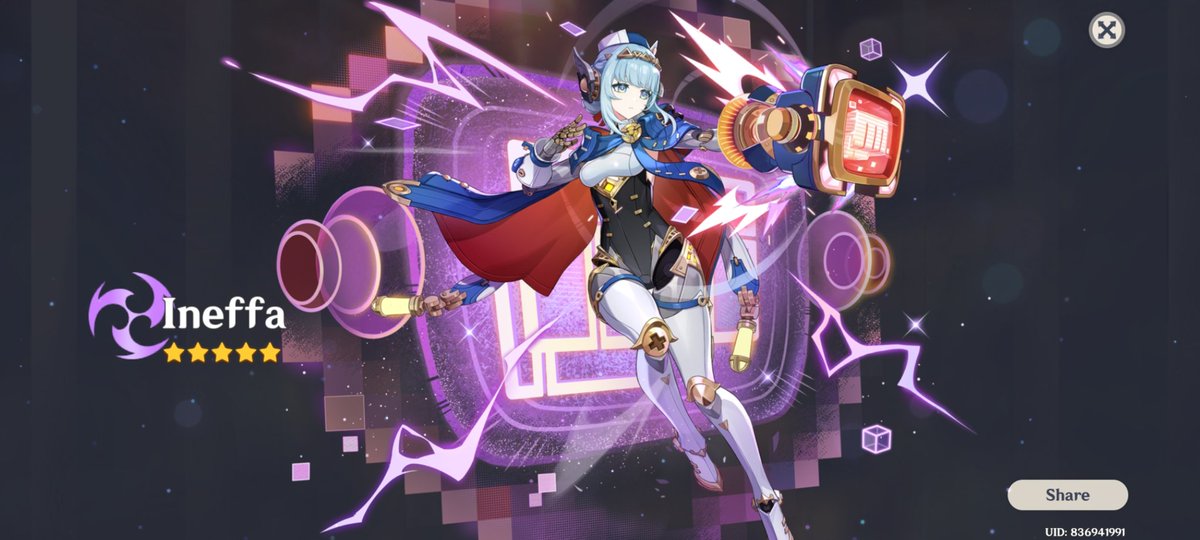 hehe i got Cecilia Immerblue 😅