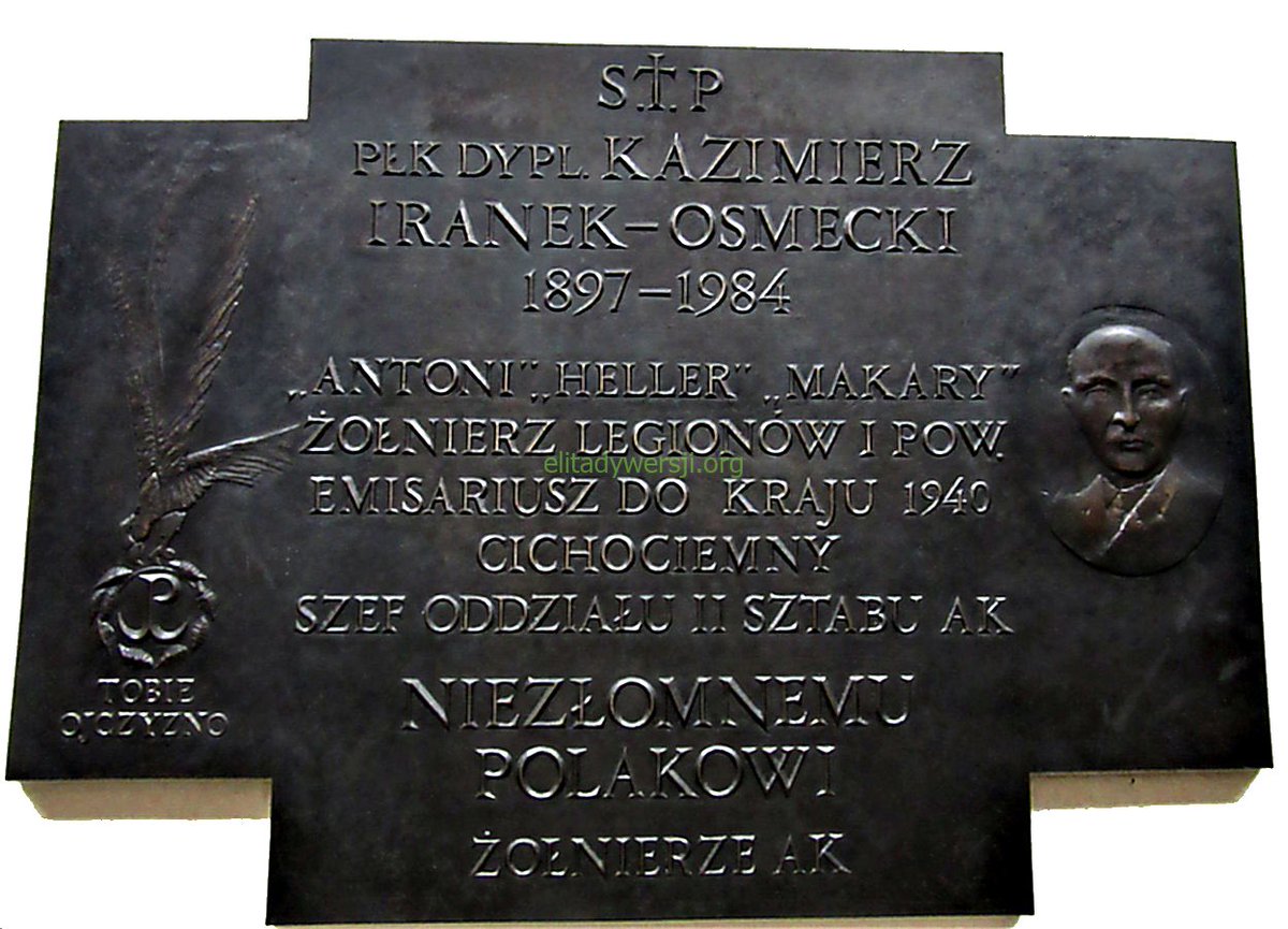 Razem z <a href="/pseudSowa/">pseud. Sowa</a> zapraszamy na kolejny wpis z cyklu :**Nieśmiertelni ’44: Bohaterowie Powstania Warszawskiego**

Sierpień to dla Warszawy miesiąc szczególny – czas pamięci o tych, którzy oddali życie za wolność stolicy. Jednym z nich był Kazimierz Wincenty Iranek-Osmecki