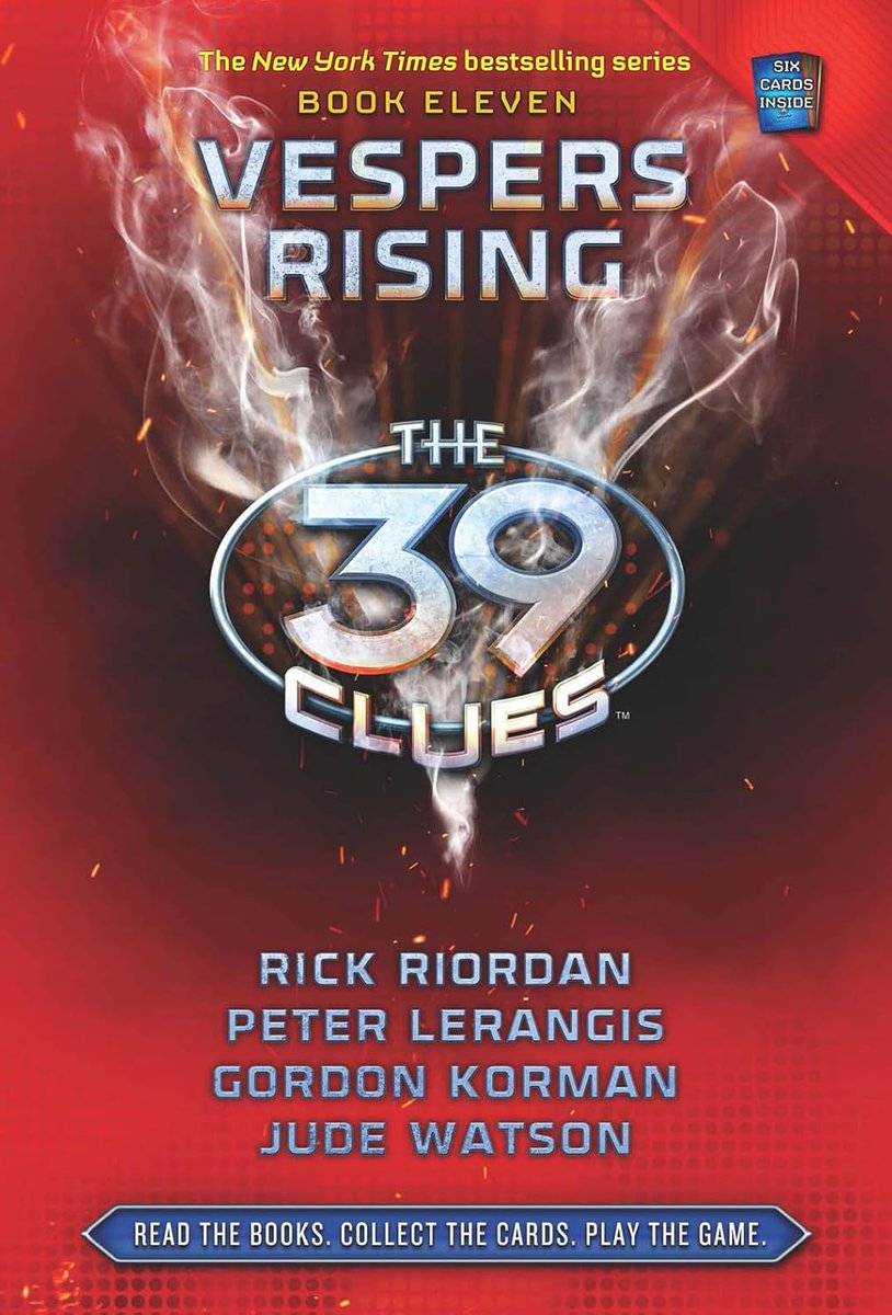 Steven R. McEvoy (@srmcevoy) on Twitter photo A #BookReviewof Vespers Rising by @RickRiordan, <a href="/PeterLerangis/">Peter Lerangis</a>, <a href="/gordonkorman/">Gordon korman</a>, and Jude Watson the 39 Clues Book 11 from <a href="/Scholastic/">Scholastic</a> bookreviewsandmore.ca/2025/08/vesper… Reading this volume after a 13 year break was like a visit with old friends. During that visit we learned some old family A #BookReviewof Vespers Rising by @RickRiordan, <a href="/PeterLerangis/">Peter Lerangis</a>, <a href="/gordonkorman/">Gordon korman</a>, and Jude Watson the 39 Clues Book 11 from <a href="/Scholastic/">Scholastic</a> bookreviewsandmore.ca/2025/08/vesper… Reading this volume after a 13 year break was like a visit with old friends. During that visit we learned some old family