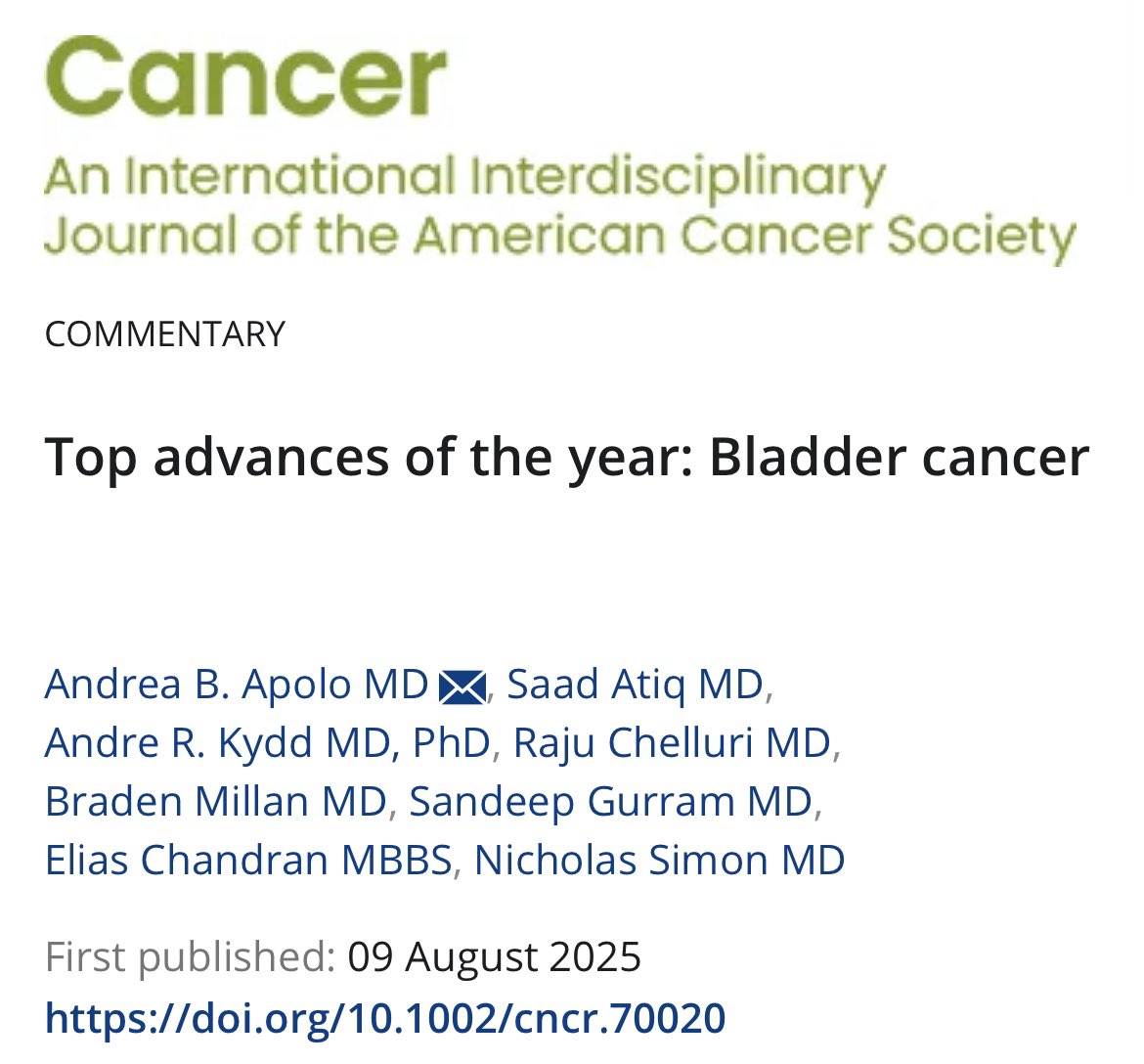 Emre Yekedüz (@yekeduz_emre) on Twitter photo A striking wrap-up by <a href="/apolo_andrea/">Andrea Apolo, M.D.</a> and team:
2024’s top 5 advances in #BladderCancer:
1️⃣TAR-200 intravesical drug delivery 2️⃣Adjuvant ICI doubles DFS in high-risk MIBC
3️⃣Periop durvalumab boosts EFS & OS 4️⃣ctDNA to guide adjuvant ICI 5️⃣Enfortumab vedotin + pembro = new 1L A striking wrap-up by <a href="/apolo_andrea/">Andrea Apolo, M.D.</a> and team:
2024’s top 5 advances in #BladderCancer:
1️⃣TAR-200 intravesical drug delivery 2️⃣Adjuvant ICI doubles DFS in high-risk MIBC
3️⃣Periop durvalumab boosts EFS & OS 4️⃣ctDNA to guide adjuvant ICI 5️⃣Enfortumab vedotin + pembro = new 1L