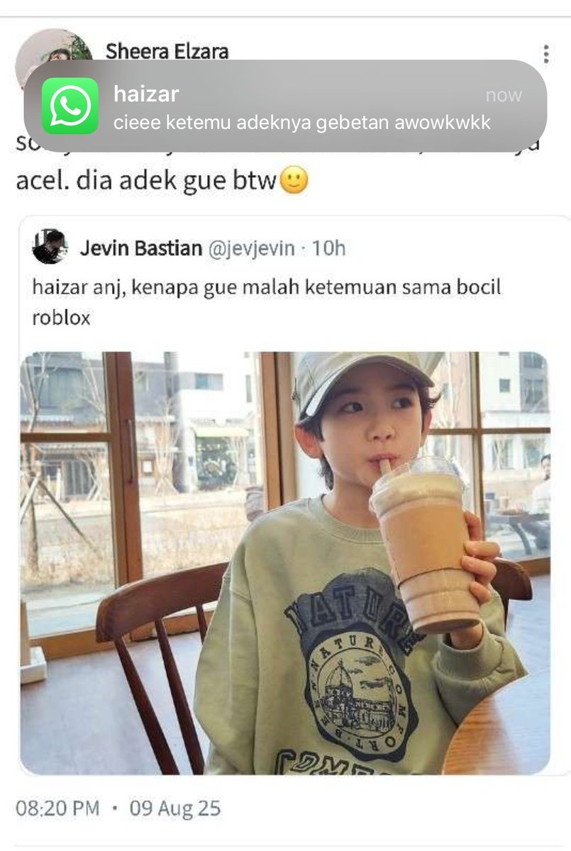 #jevra day 1 meet up sama bocil roblox

lee jeno few tweets au