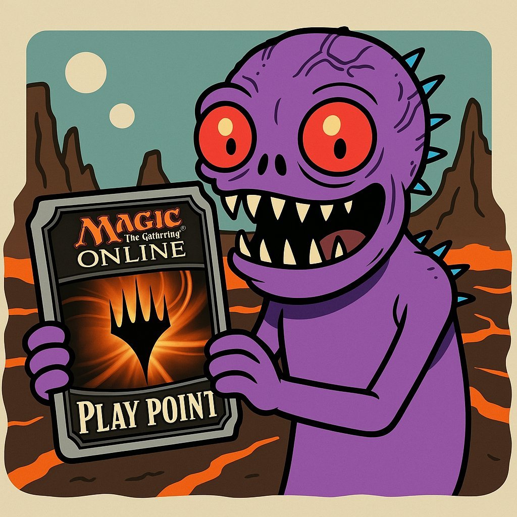 ✨ GIVEAWAY TIME📷5 x 120 Play Points codes for MTGO Thanks to <a href="/MagicOnline/">Magic Online</a> and <a href="/DaybreakGames/">Daybreak Games</a>

Rules:  Follow, Like &amp; RT.   📷 📷

Extra chances if you mention a downshift you would like to see in the format! 
Mine: Shriekmaw!! 
Winners will be announced in 8/12/2025
#mtgpauper