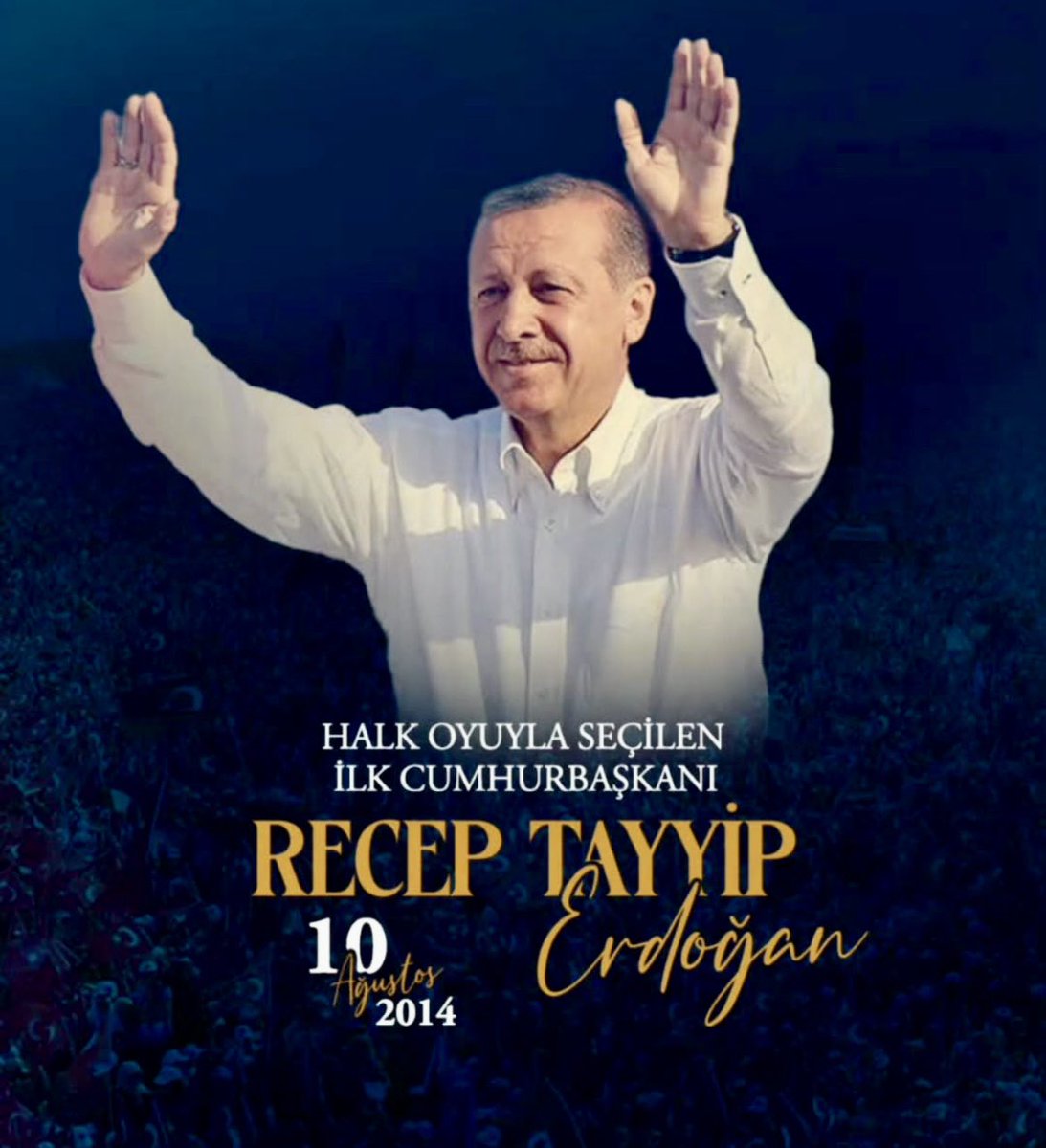 10 Ağustos 2014’te milletin sandıkta yazdığı tarih, liderine duyduğu güvenin en güçlü ifadesi oldu. Halkın oylarıyla seçilen ilk Cumhurbaşkanımız Sayın Recep Tayyip Erdoğan’ı saygı ve gururla anıyoruz.

<a href="/RTErdogan/">Recep Tayyip Erdoğan</a> 

🇹🇷 #MilletinAdamı #RecepTayyipErdoğan 
#10Ağustos