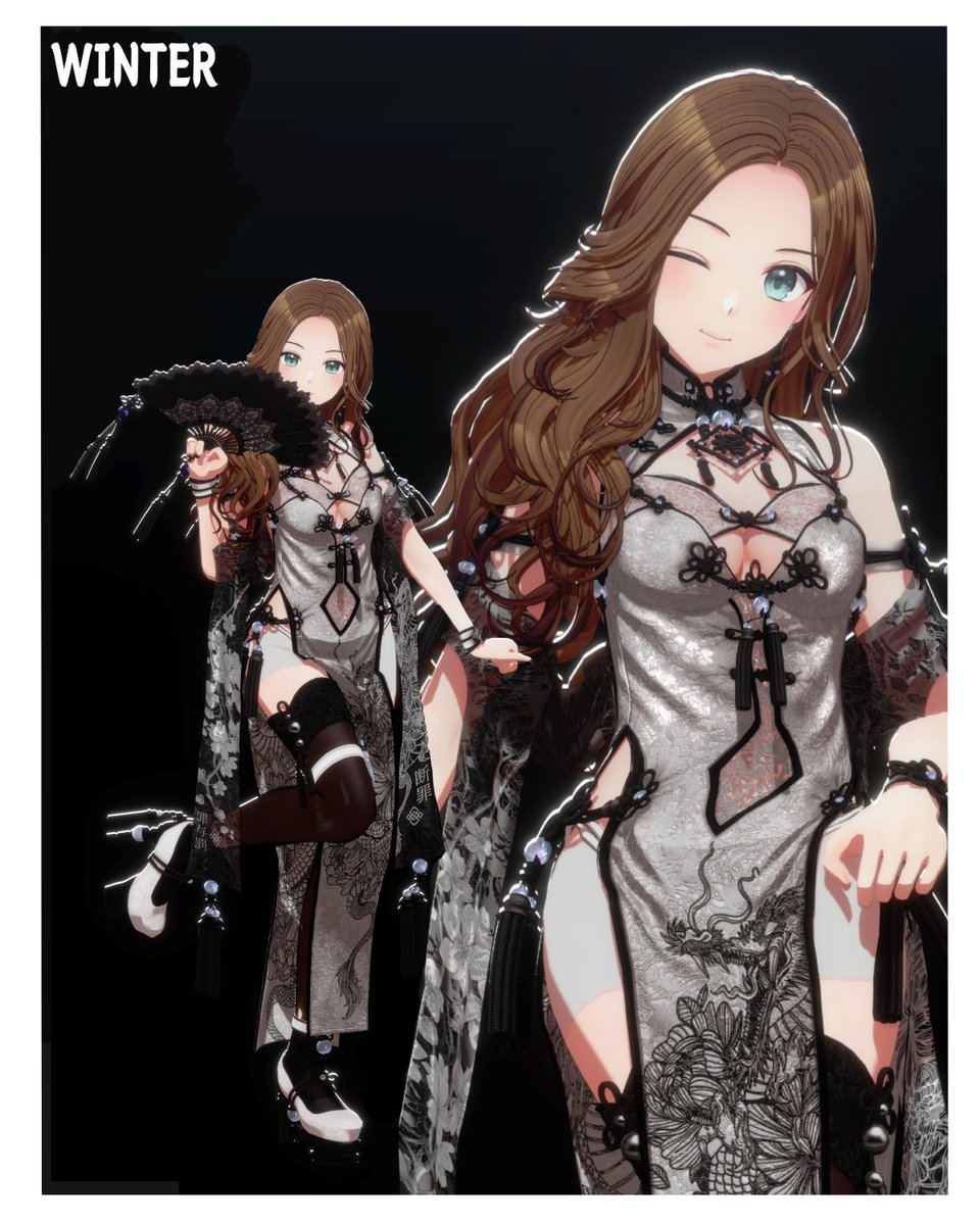 [금뻑쇼] 
제갈금자 X 이겨울 버추얼 워터밤  
겨울 의상 편집🤍

#Nilotoon #MagicaCloth #meechu  #winter