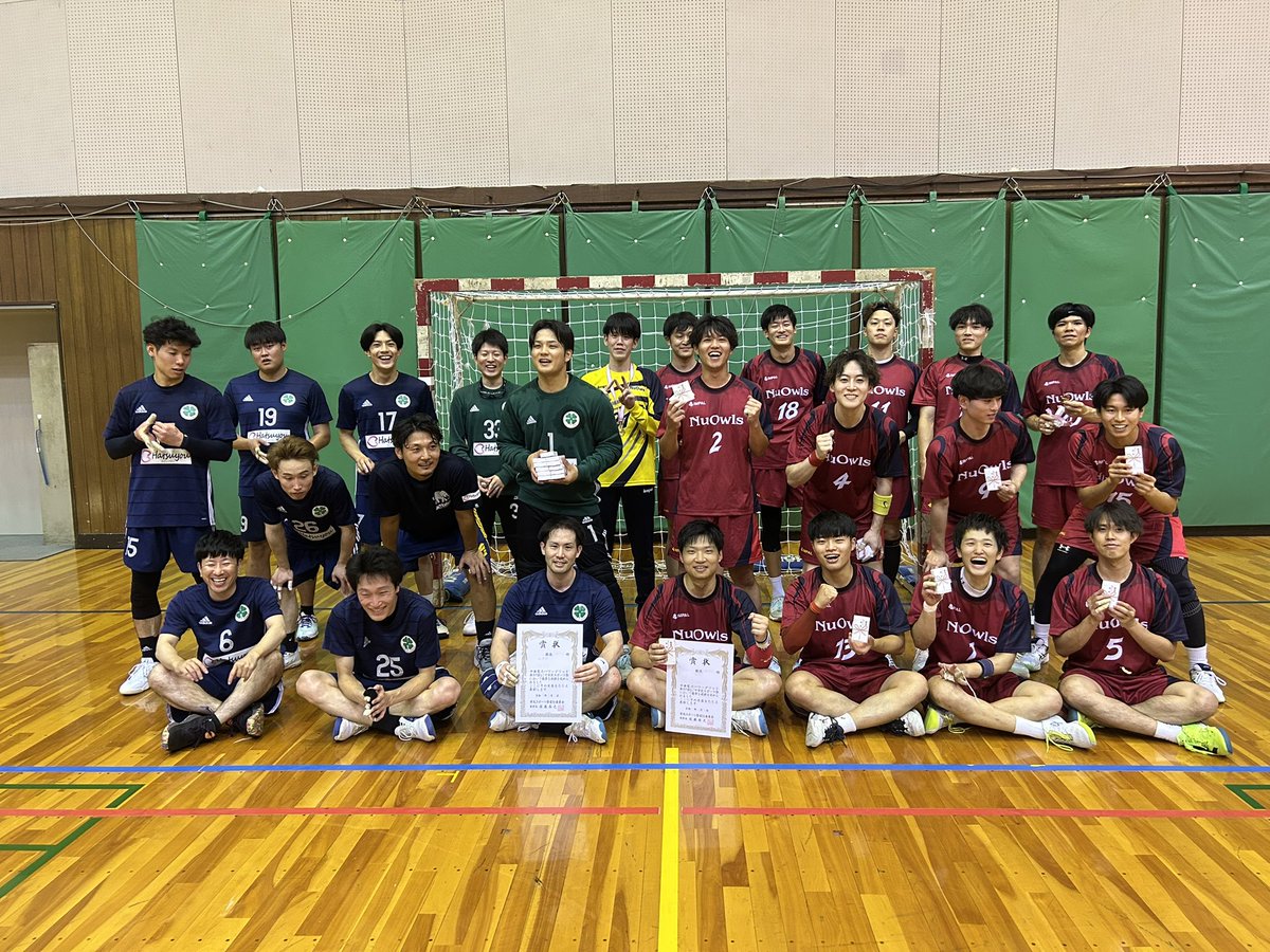 dohoclub's tweet photo. 『市民スポーツ祭結果』
中部電力パワーグリッド第67回なごや市民スポーツ祭 ハンドボール一般の部
令和７年8月3日(日)・8月10日(日)
会場 名古屋市体育館

【大会最終結果】
一般男子
優　勝　M&amp;A
準優勝　同朋クラブ

一般女子
優　勝　同朋クラブ
準優勝　Feniche+MMC

#ハンドボール 
#handball https://t.co/74926dUGQb