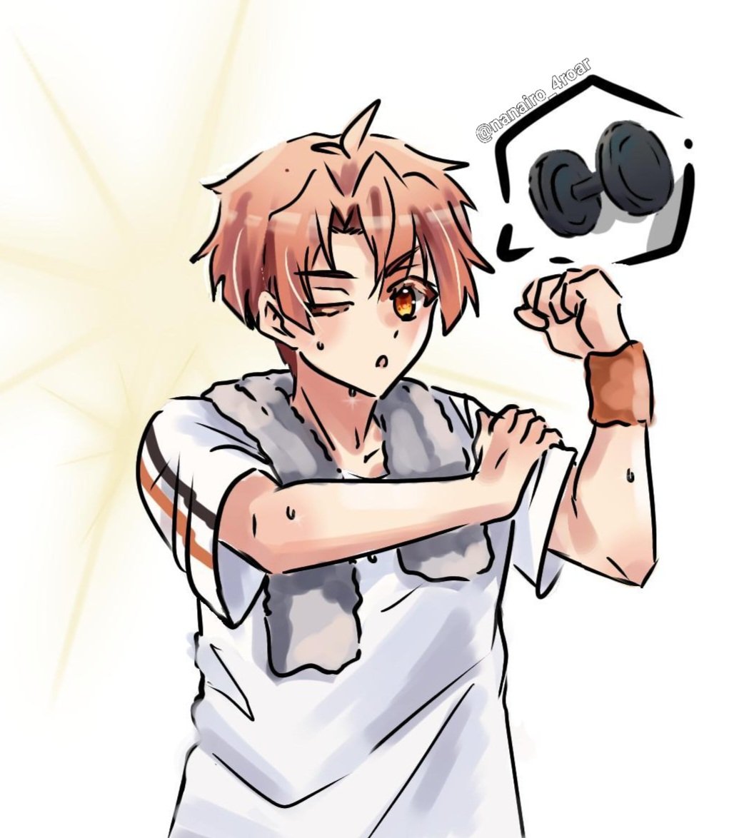 Workout mitsu doodle 💪🧡