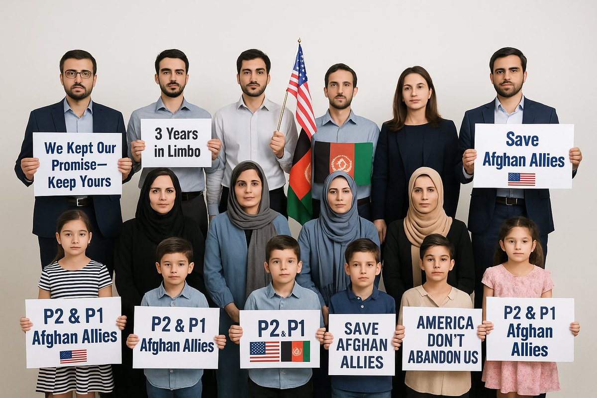 MohmmadAzim2's tweet photo. We are Afghan P2 &amp; P1 case holders — 3 years stranded in Afghanistan, cases complete, process frozen.
U.S., keep your promise to your allies. Don’t leave us behind.
@PabloReports @atrupar @laralogan https://t.co/FPBYPLgcNU