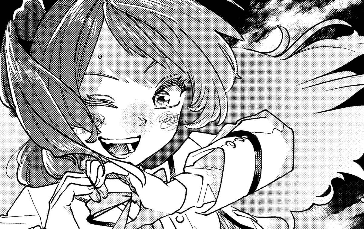 友達のショウリさんが、夏コミに参戦するみたいです。
その同人誌に一枚イラスト載っけてもらっとります。

熱量に押しつぶされそうになっちゃったね 