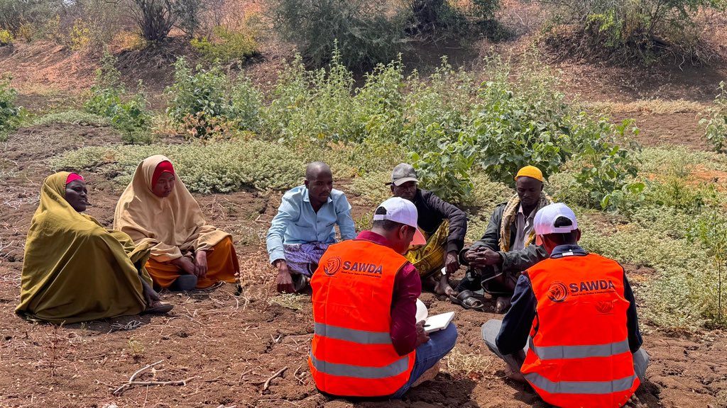 SAWDA_ORG's tweet photo. SAWDA Field Team held a productive meeting with community elders at village level as part of our project sensitization activities funded by #CERF-#FAO.

Discussed was the project’s objectives, listened to their valuable insights &amp; ensured their voices are heard.
@FAO @FAOSomalia https://t.co/FkTzjqf6mq