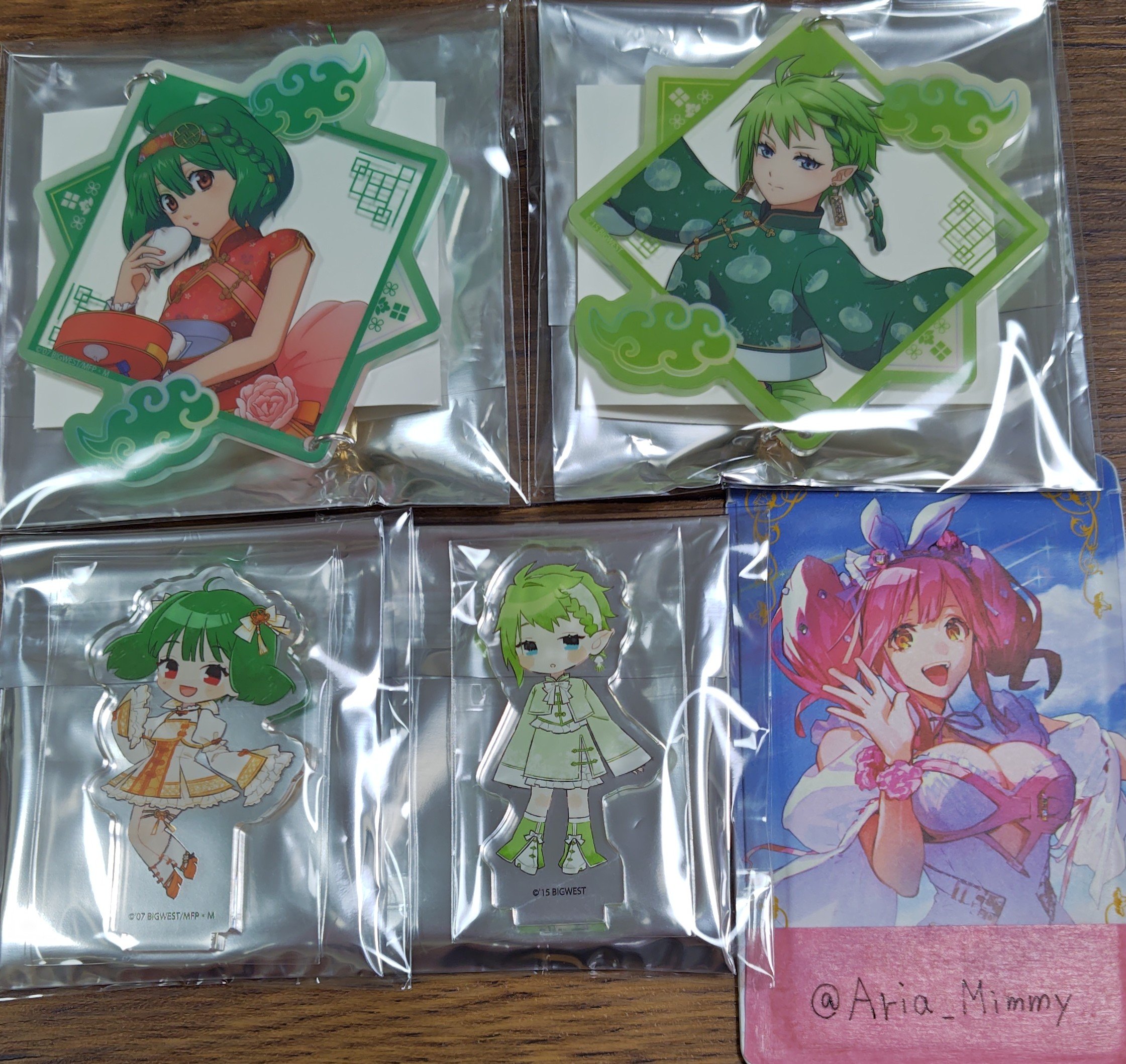 マクロス 中華街 アクリルスタンド セット デカルチャイナタウン