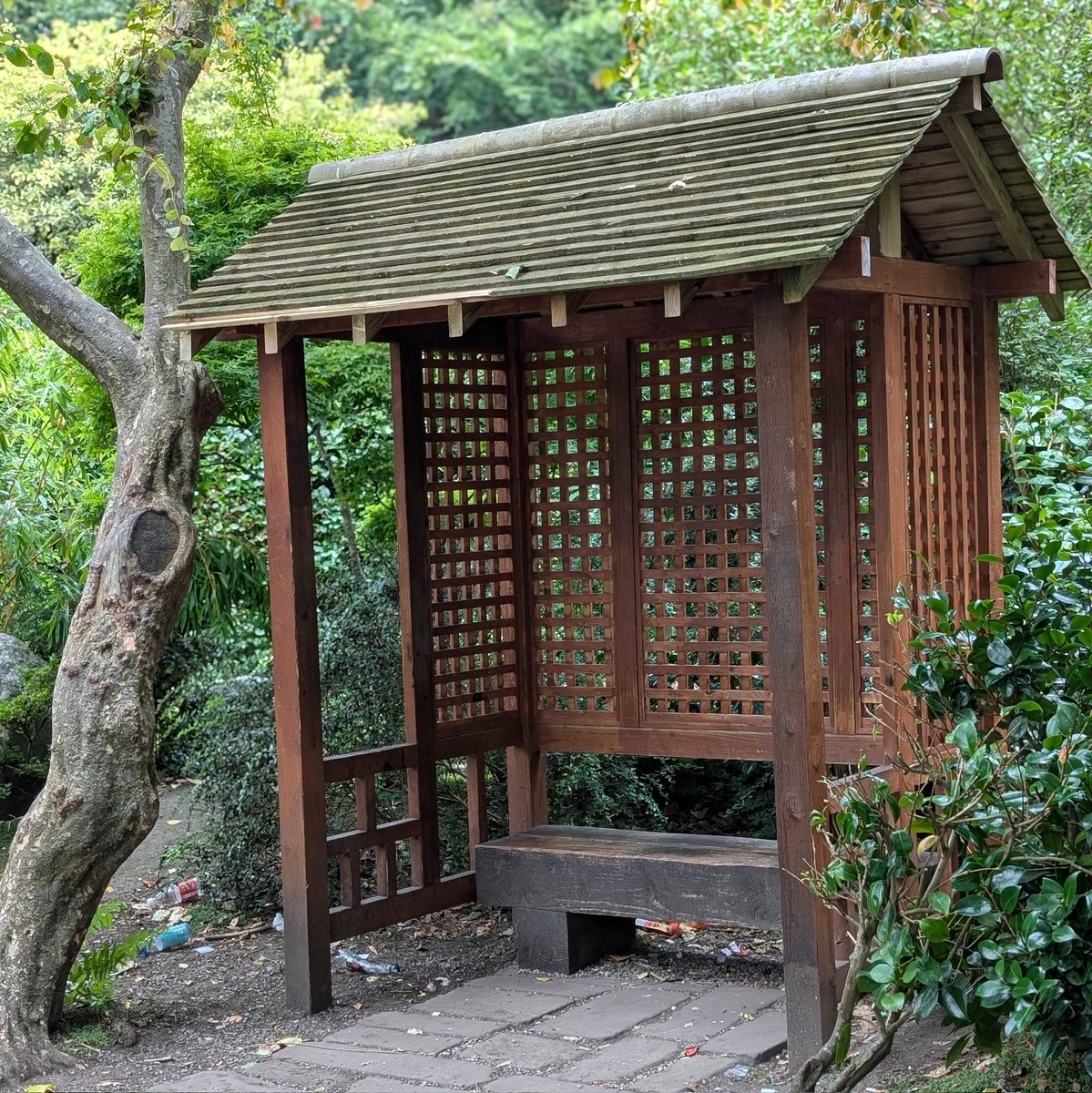 Walkden Gardens is a hidden gem in the heart of Sale. It takes its name from Harry Walkden who ran a plant nursery on the site, and after he died in 1949, his wish was for the land to be laid out as a park or garden. 
#cheshiregardenstrust 
#Saletown 
#gardenheritage