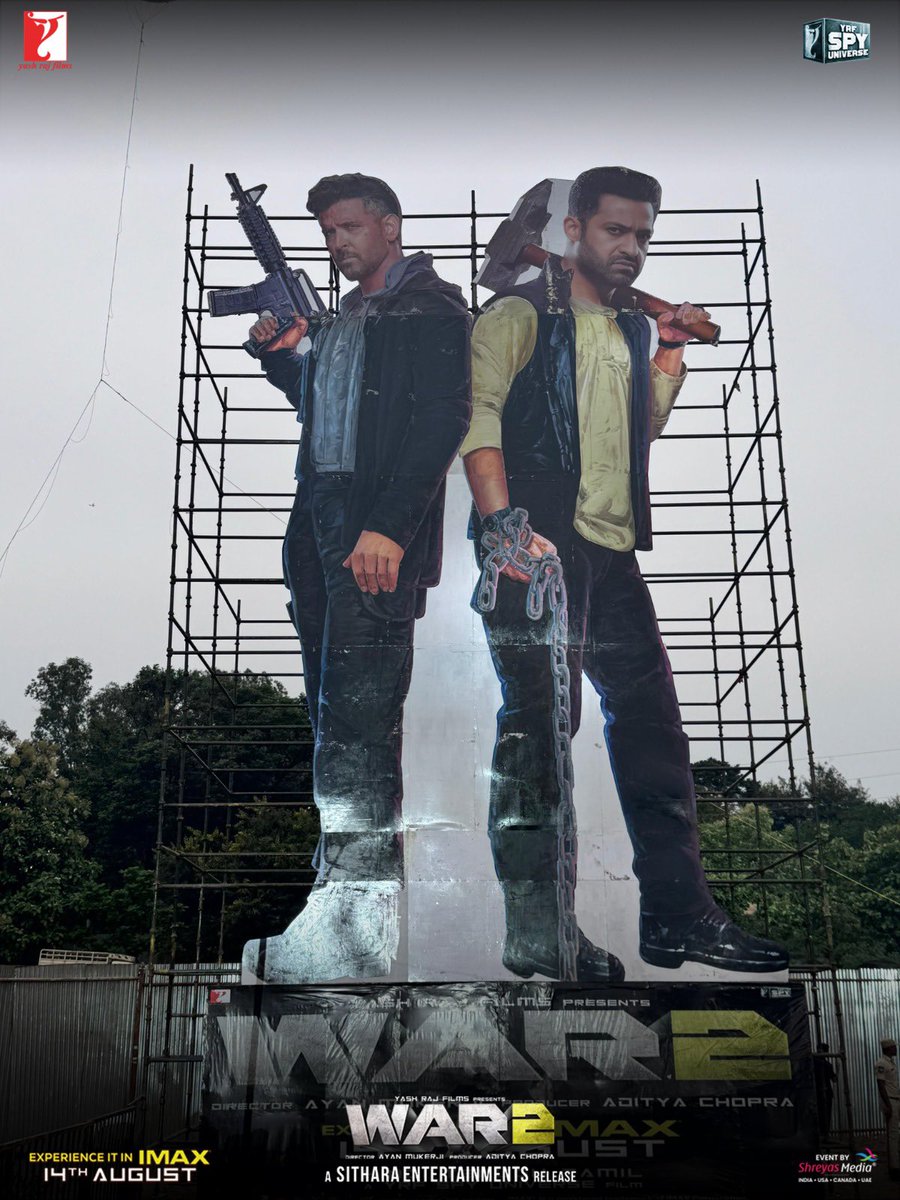Deadly Tigers 🐯🐉🚩 (@hail_ntr_) on Twitter photo Tiger nation vibing for #NTR 🫶🏻
#War2PreReleaseEvent #YRFSpyUniverse
<a href="/tarak9999/">Jr NTR</a> <a href="/iHrithik/">Hrithik Roshan</a> <a href="/yrf/">Yash Raj Films</a> #War2 #NTR Tiger nation vibing for #NTR 🫶🏻
#War2PreReleaseEvent #YRFSpyUniverse
<a href="/tarak9999/">Jr NTR</a> <a href="/iHrithik/">Hrithik Roshan</a> <a href="/yrf/">Yash Raj Films</a> #War2 #NTR