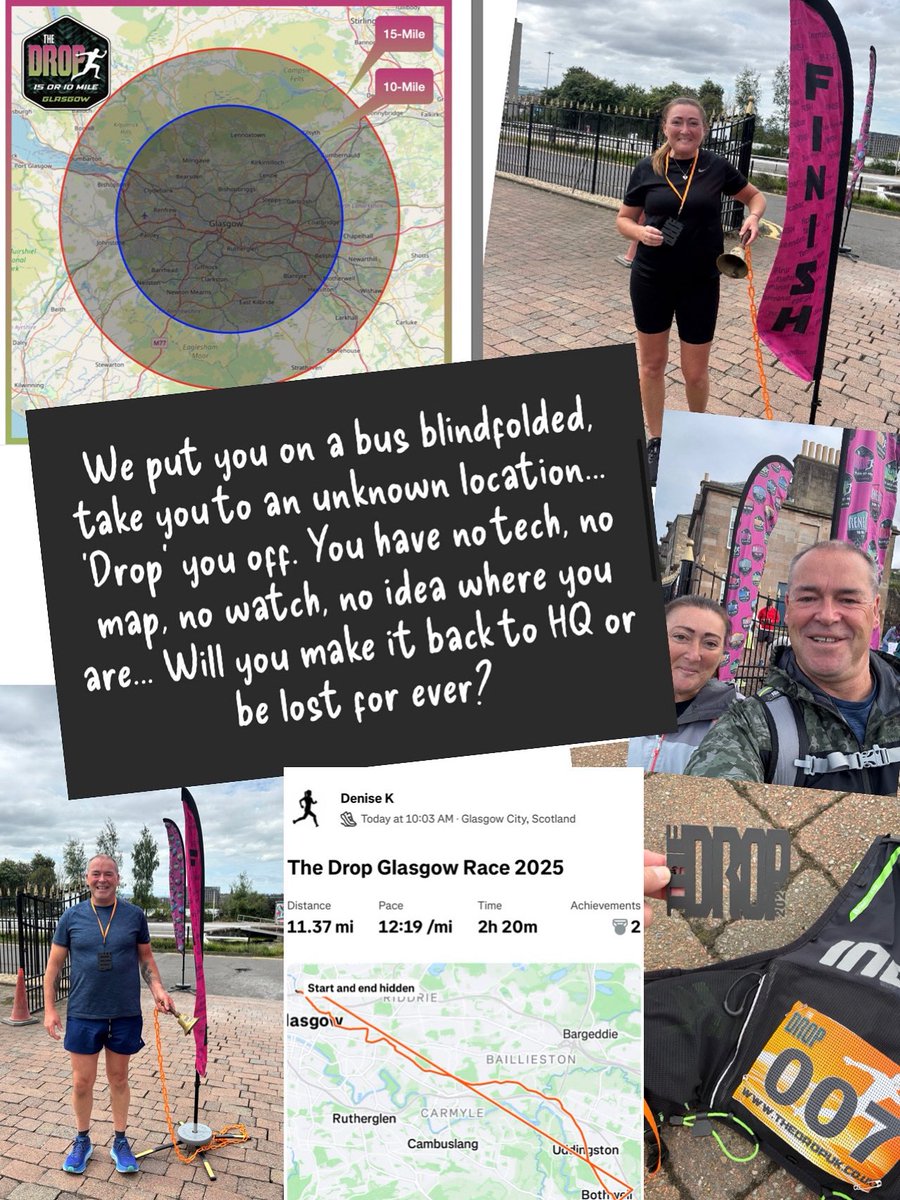 Do you ever sign up for something and think what have i done 😝

Blindfolded, dropped off 10 miles away in any direction ( as the crow flys ) 

Find your way back or be lost forever 😝

It was AMAZING 🤣