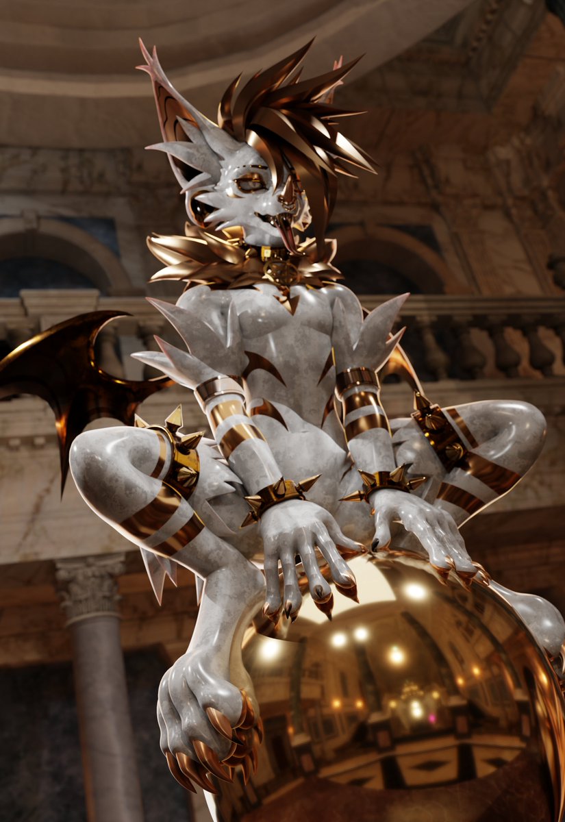 Assimilated and put on display~ 🟡🦇

Spicy version on patreon~