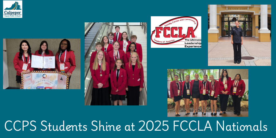 CCPSCMS's tweet image. CCPS Students Shine at 2025 FCCLA Nationals culpeperschools.org/o/cms/article/…