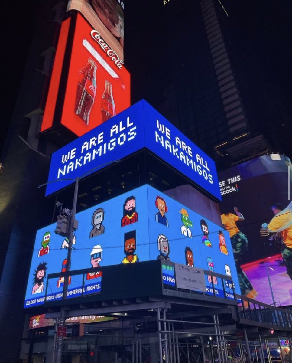 Throwback to me organizing <a href="/Nakamigos/">Nakamigos</a> billboard in Times Square! 

Should we takeover full cities this time? 

#nakamigos