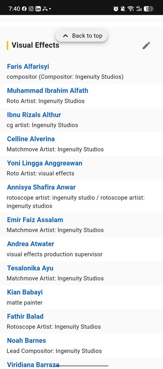 u guys need to know that, some indonesians worked on Weapons (yall can see IMDB and there's bunch of Indonesians) as the VFX team