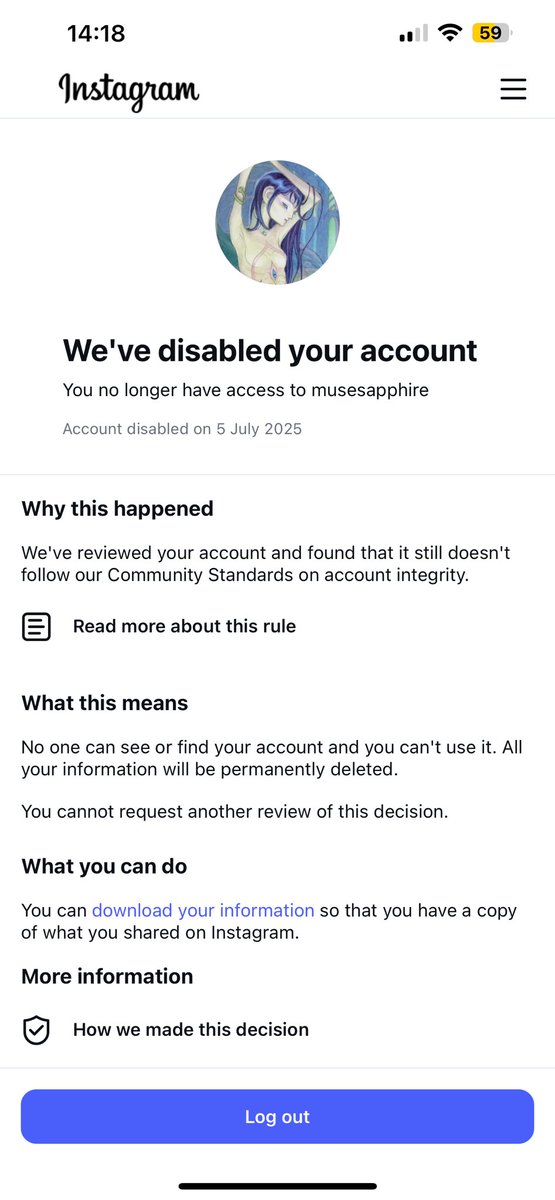 itzyarevangelin's tweet image. My Instagram accounts are gone.
I’m heartbroken to say that all of my Instagram profiles — every single one — have been permanently disabled. Years of work, art, archives, have been erased.
But my work and my world still live on.
You can find my full archive on Patreon —
#Ether
