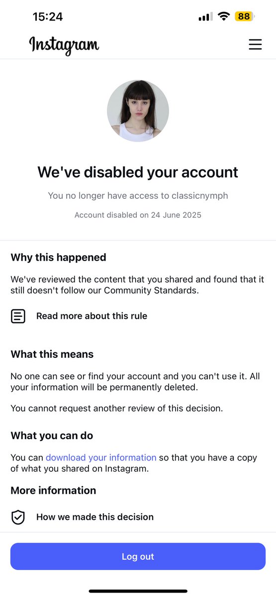itzyarevangelin's tweet image. My Instagram accounts are gone.
I’m heartbroken to say that all of my Instagram profiles — every single one — have been permanently disabled. Years of work, art, archives, have been erased.
But my work and my world still live on.
You can find my full archive on Patreon —
#Ether