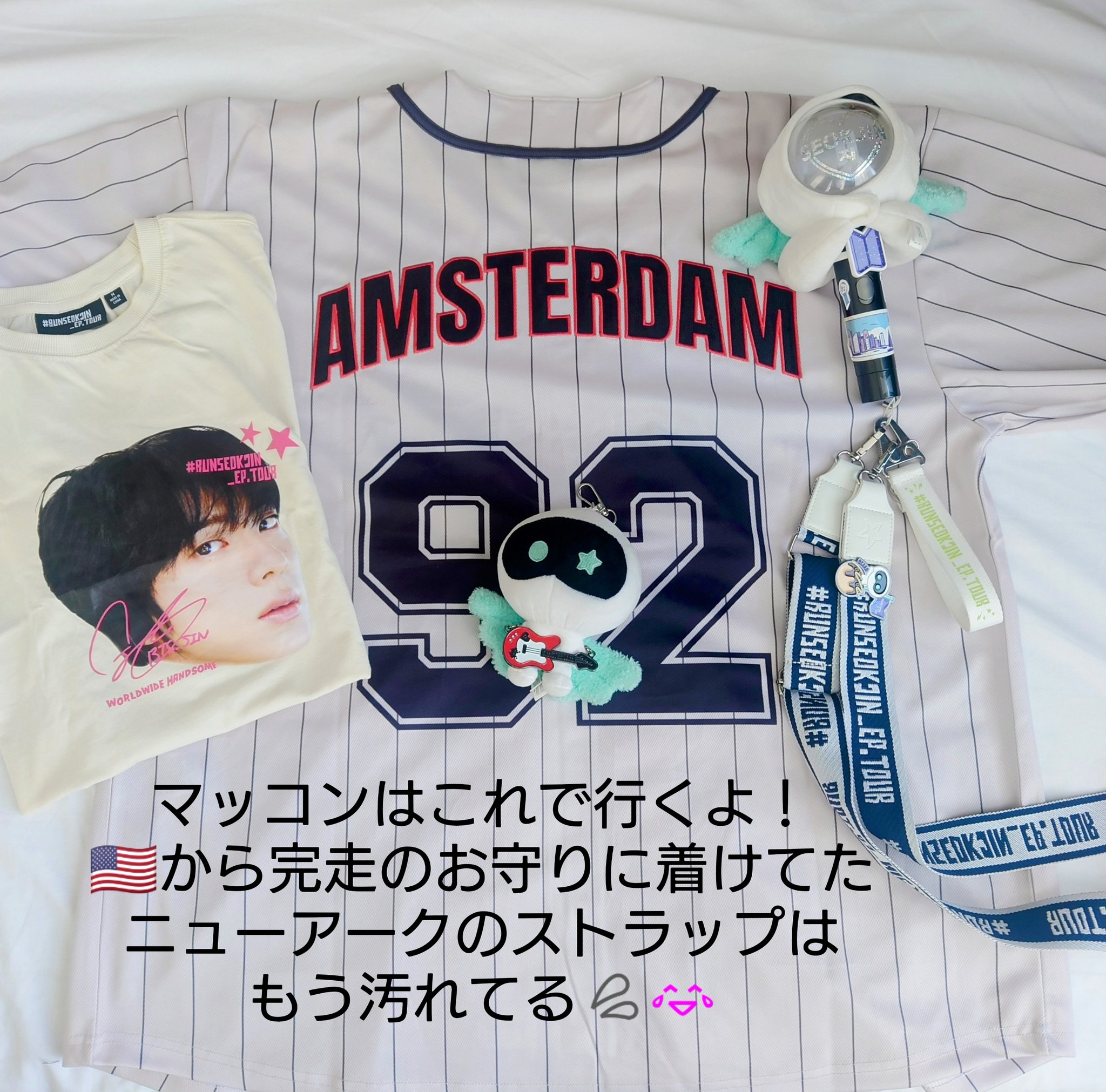 RUNSEOKJIN_EP.TOUR S/S JERSEY アムステルダム M RUNSEOKJIN_epTOUR S
