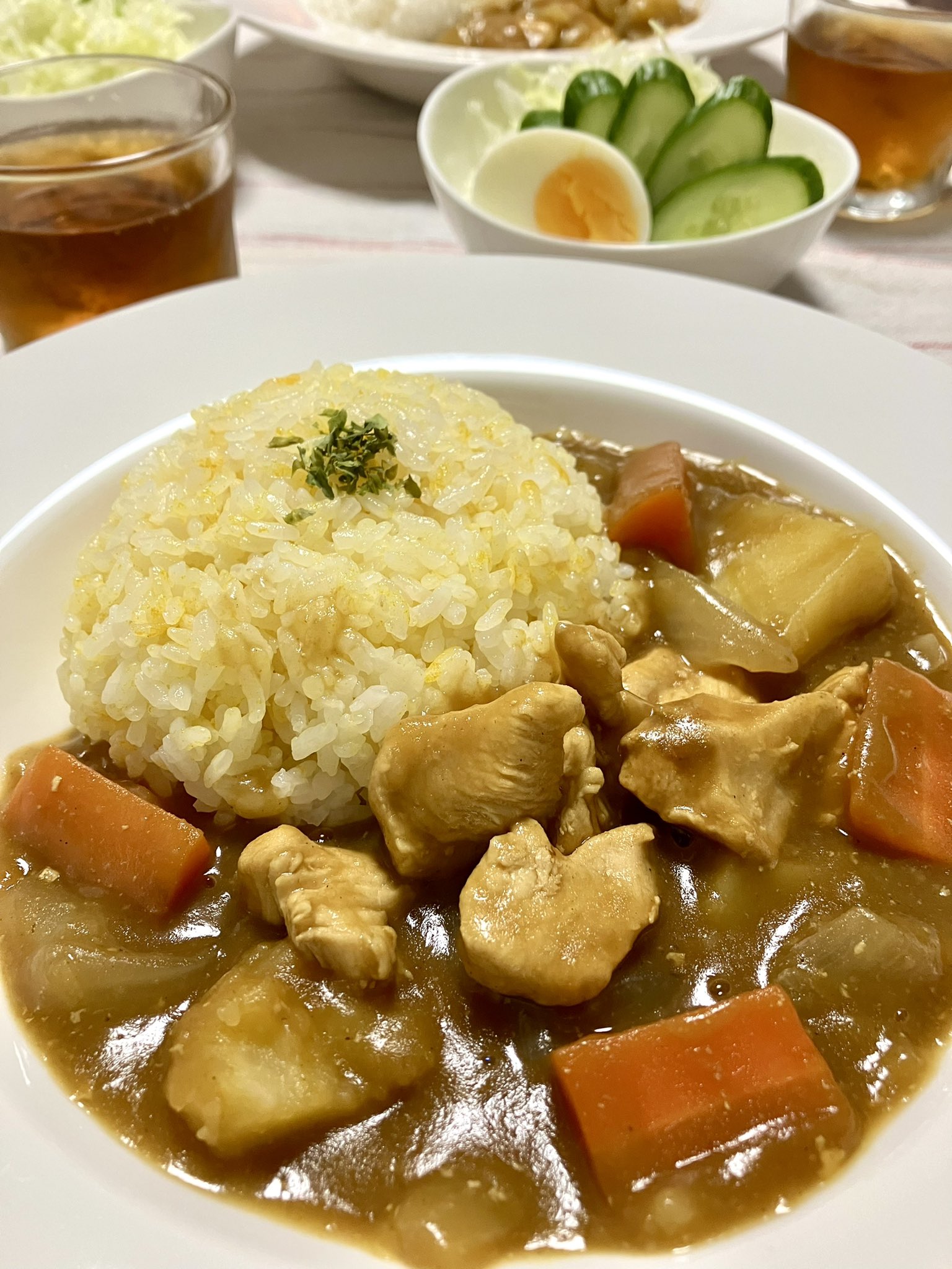 『いっちゃん美味しい晩ごはん』 #カレーライス いっちゃん美味しい晩ごはん』 #カレーライス