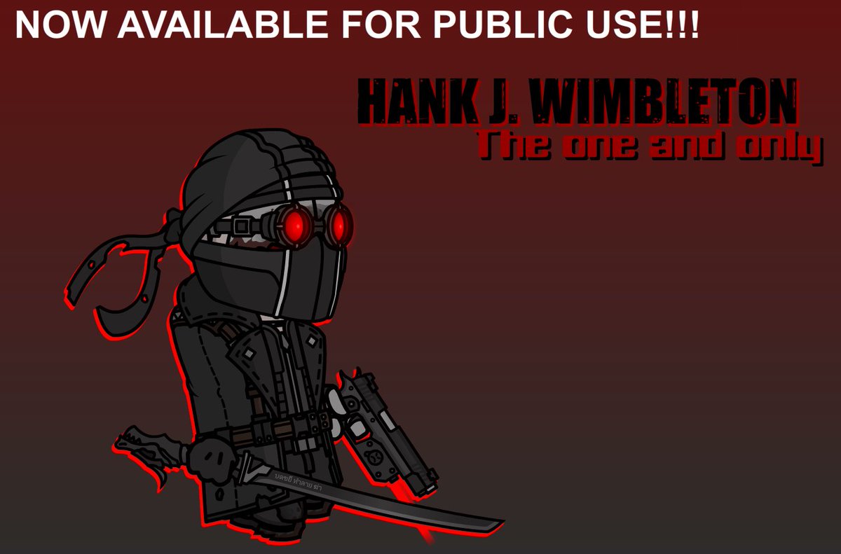 mikekifboi's tweet image. Today's my birthday once again. I've had quite a year, but I'm glad for the progress I've made.
Speaking of progress, here's my newest sprite work: Hank J. Wimbleton himself.
You can get him through my Newgrounds.
#madnesscombat #madnessprojectnexus #sprites