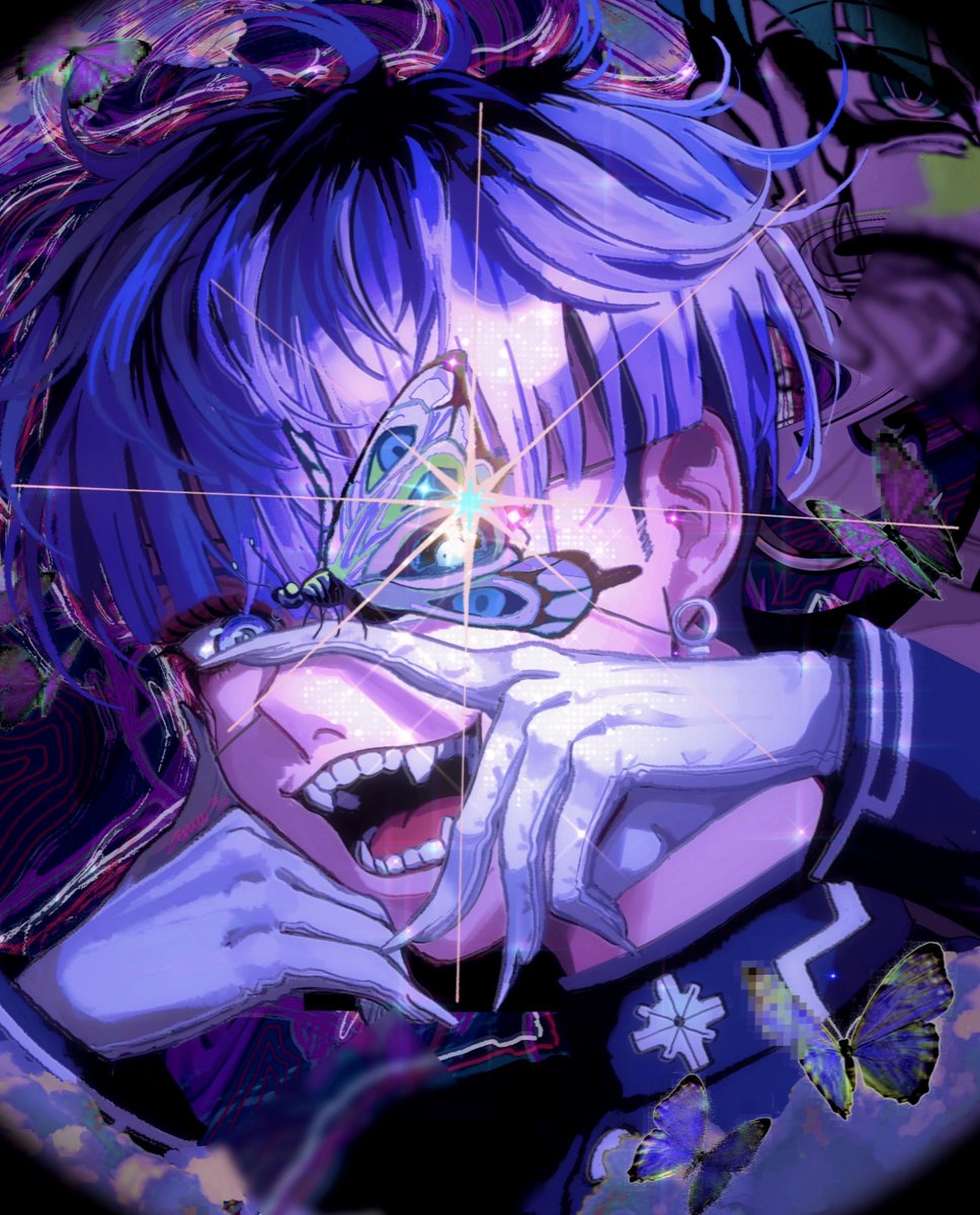 🦋👁

#ハンドラ美術部  #hndr_FA