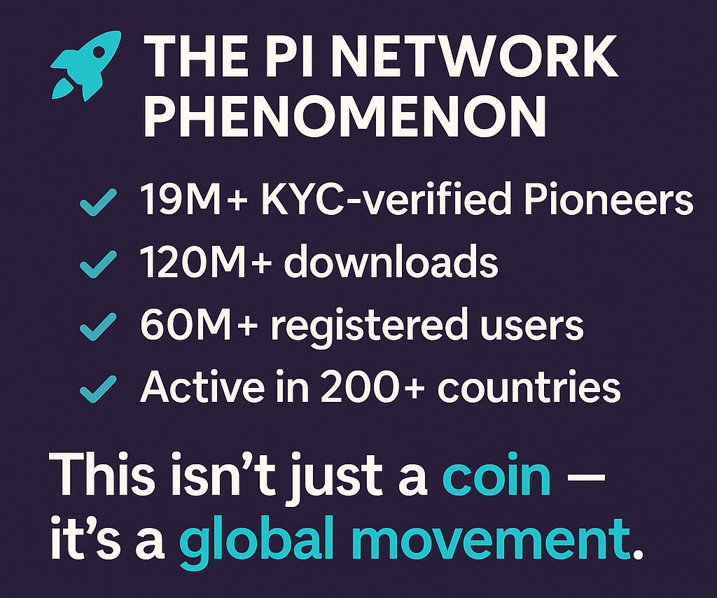 Are you part of this massive global movement or just a Trader on the exchanges? 
A. Yes 
B. No

#PiNetwork #PiCoin #Pioneers #Crypto #Blockchain #KYC #MassiveMovement #Decentralized