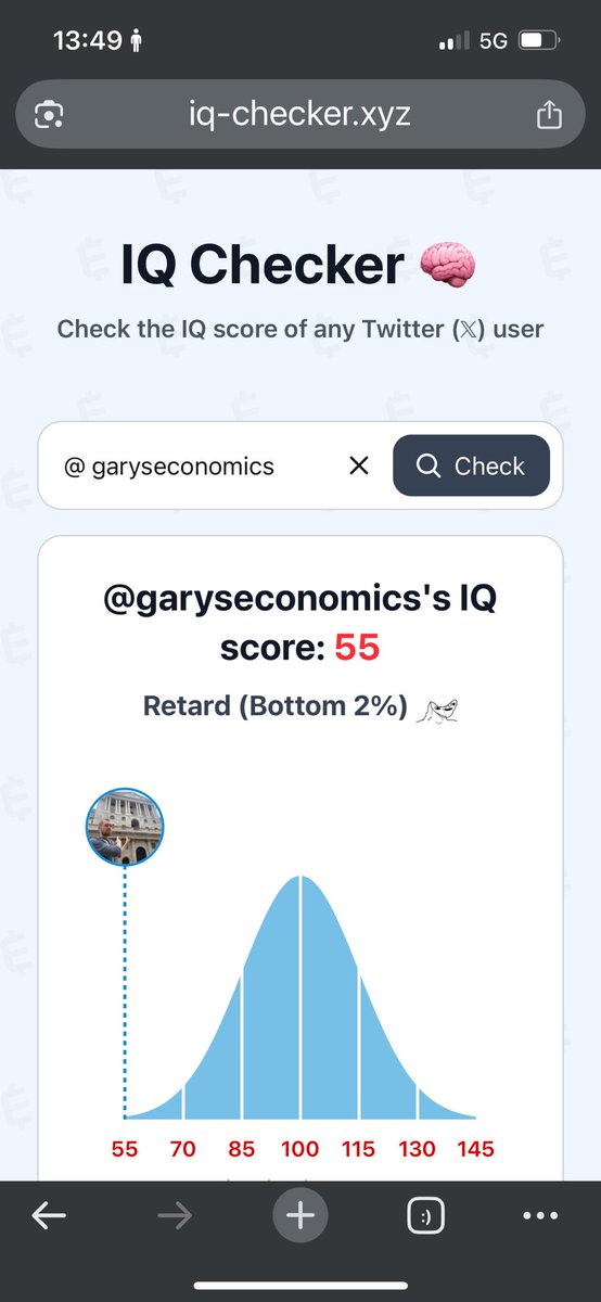 Digger 🐤 (@rektfluf) on Twitter photo Just as I suspected - <a href="/garyseconomics/">Gary Stevenson</a> is as dumb as a sackful of hammers 🤣
(I don’t come out much better but that’s beside the point) Just as I suspected - <a href="/garyseconomics/">Gary Stevenson</a> is as dumb as a sackful of hammers 🤣
(I don’t come out much better but that’s beside the point)