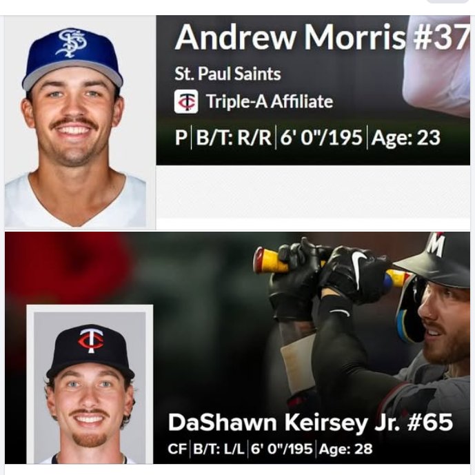 Opened Up the Box Score This Morning And Great To See 2 Birch Prospects Alumni On the Same Team With Excellent Contributions Yesterday For Triple-A St. Paul Saints In the Twins Organization!
#AndrewMorris Pitched 2 Scoreless, Hitless Innings With 3 K's
#DaShawnKeirsey JR Had A