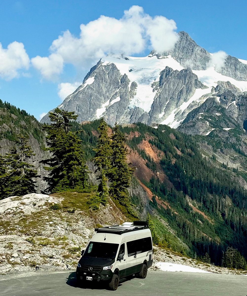 Wonderful perspective, in many ways. 
Artist Point, Mt. Baker, Washington.