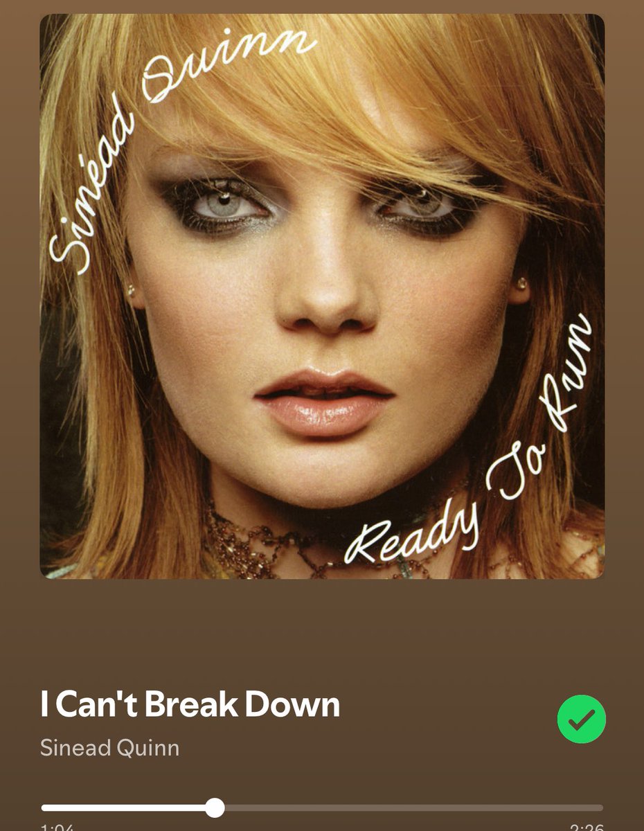 What an absolute banger  #sineadquinn